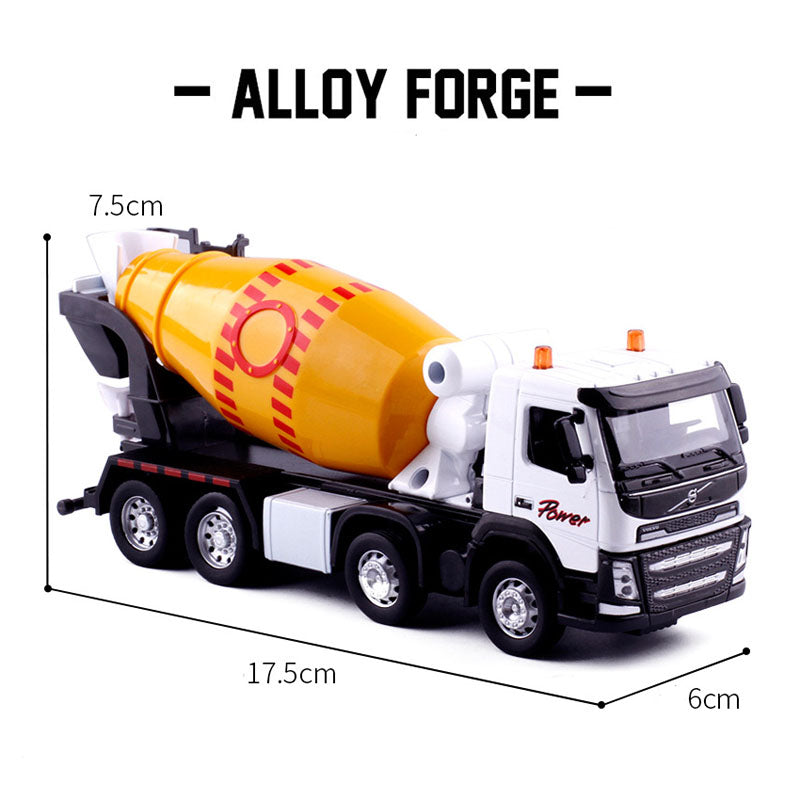 Cement Mixer Truck Toy Model